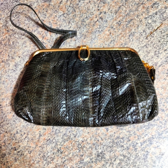 Vintage Snakeskin Bag - Picture 1 of 6